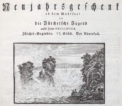 Bild Nr.2: 144-2037 Neujahrsblätter.: (Schweiz)