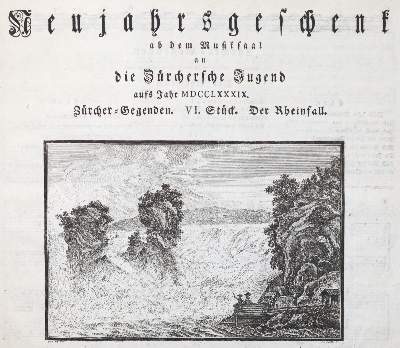 Bild Nr.3: 144-2037 Neujahrsblätter.: (Schweiz)
