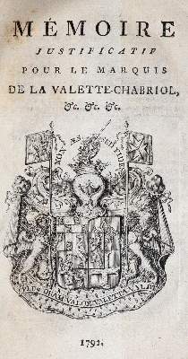Bild Nr.1: 144-205 Valette,J.-C.-B. de la.: (Alte Drucke, Handschriften und Theologie)