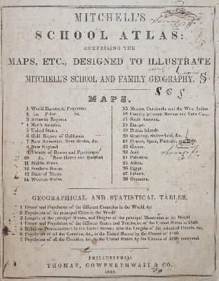 Bild Nr.8: 144-2060 Mitchell's School Atlas,: (Verschiedene Länder - Geschichte, Atlanten)