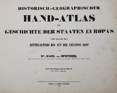 Bild Nr.1: 144-2065 Spruner,K.: (Verschiedene Länder - Geschichte, Atlanten)