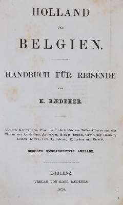 Bild Nr.1: 144-2079 Holland und Belgien.: (Verschiedene Länder - Geschichte, Baedeker)