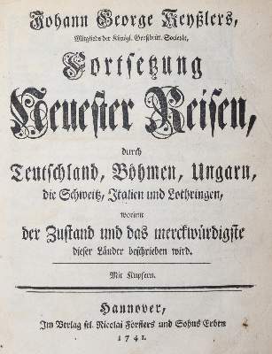 Bild Nr.4: 144-2126 Keyßler,J.G.: (Verschiedene Länder - Geschichte)