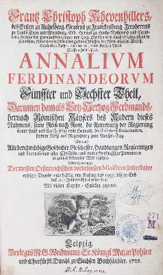 Bild Nr.1: 144-2127 Khevenhiller,F.C.: (Verschiedene Länder - Geschichte)
