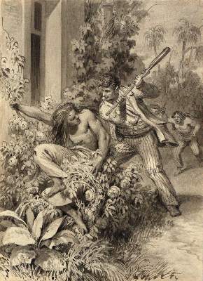 Bild Nr.2: 144-2130 Dayak auf Borneo.: (Verschiedene Länder - Geschichte, Kolonien)