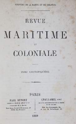 Bild Nr.1: 144-2148 Revue maritime et coloniale.: (Verschiedene Länder - Geschichte)
