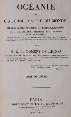 Bild Nr.1: 144-2164 Rienzi,G.L.Domeny de.: (Verschiedene Länder - Geschichte, Südsee)