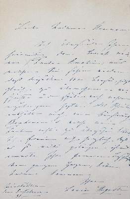Bild Nr.1: 144-2175 Augusta Marie Luise Katharina von Sachsen-Weimar-Eisenach: (Autographen)