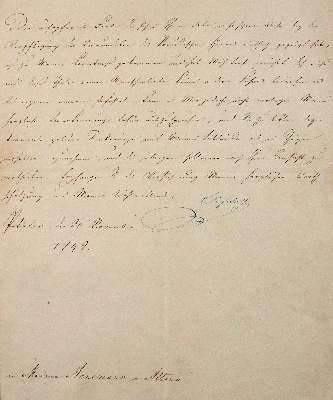 Bild Nr.1: 144-2179 Elisabeth Ludovika, Königin von Preußen: (Autographen)