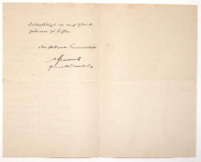 Bild Nr.3: 144-2184 Graevenitz, Friedrich Gustav Theodor von,: (Autographen)