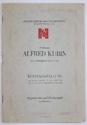 Bild Nr.11: 144-2193 Kubin, Alfred,: (Autographen)