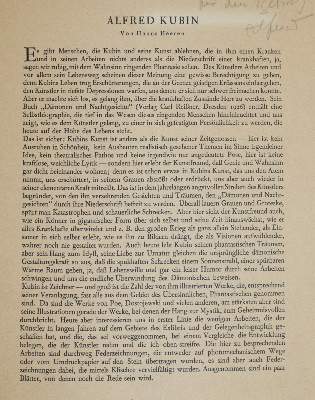 Bild Nr.5: 144-2193 Kubin, Alfred,: (Autographen)