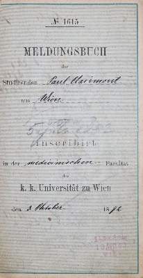 Bild Nr.1: 144-2196 Meldungsbuch: (Autographen)