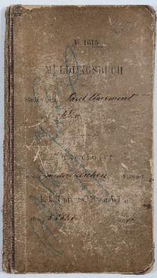 Bild Nr.4: 144-2196 Meldungsbuch: (Autographen)