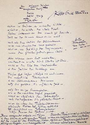 Bild Nr.2: 144-2198 Meurer, Kurt Erich,: (Autographen)