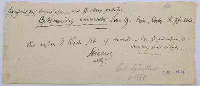Bild Nr.2: 144-2207 Spindler, Carl,: (Autographen)