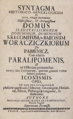 Bild Nr.1: 144-221 Franck von Franckenstein,M.A.: (Genealogie und Heraldik)
