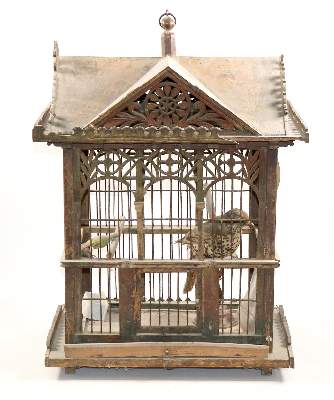 Bild Nr.1: 144-2218 Antiker Vogelkäfig.: (Varia)