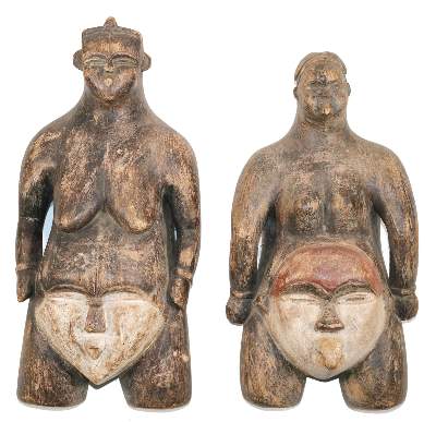 Bild Nr.1: 144-2340 Fruchtbarkeitsmasken.: (Afrika)