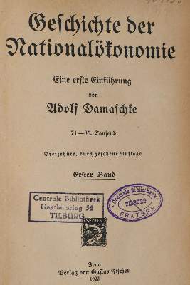 Bild Nr.1: 144-240 Sartorius von Waltershausen,A.: (Wirtschaft)