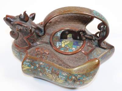 Bild Nr.11: 144-2453 China Bronzekanne: (Asiatika)