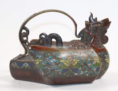 Bild Nr.12: 144-2453 China Bronzekanne: (Asiatika)