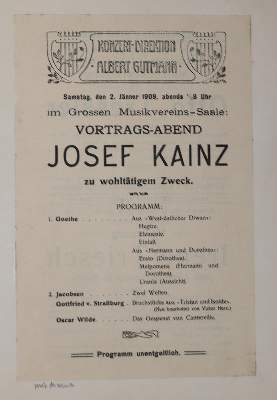 Bild Nr.2: 144-247 Kainz,J.: (Film - Theater - Tanz)