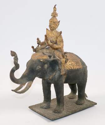 Bild Nr.1: 144-2487 Indra auf Airavata: (Asiatika)