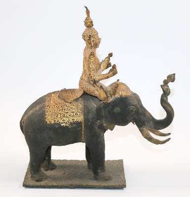 Bild Nr.22: 144-2487 Indra auf Airavata: (Asiatika)