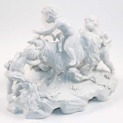 Bild Nr.3: 144-2585 Bacchus u. Knaben: (Porzellan u. Keramik)