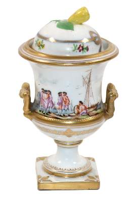 Bild Nr.1: 144-2593 Deckelamphore: (Porzellan u. Keramik)