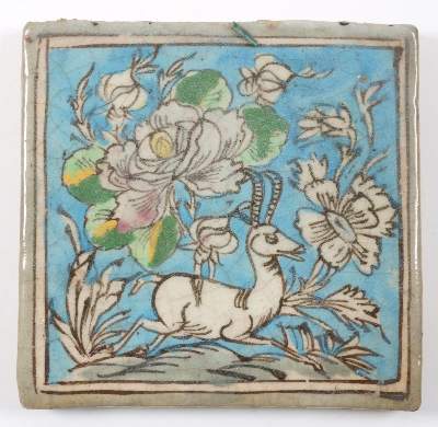 Bild Nr.1: 144-2605 Persische Fliese: (Porzellan u. Keramik)