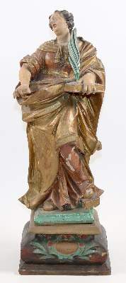 Bild Nr.1: 144-2623 Heiligenfigur.: (Religiöse Volkskunst)