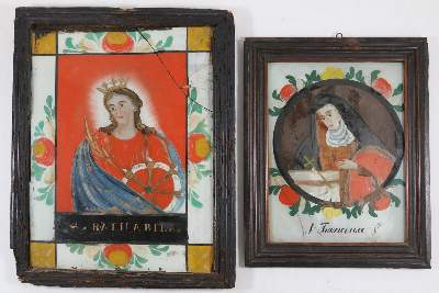 Bild Nr.3: 144-2625 Hinterglasmalerien.: (Religiöse Volkskunst)