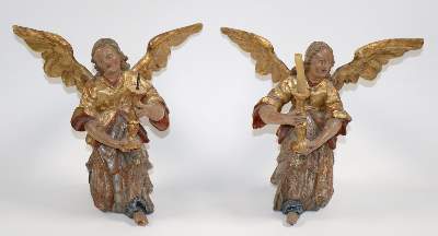 Bild Nr.2: 144-2634 Leuchterengel.: (Religiöse Volkskunst)