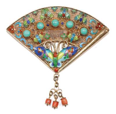 Bild Nr.1: 144-2661 Schmetterlingsbrosche,: (Schmuck)