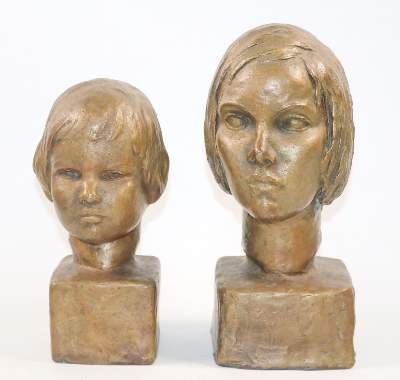Bild Nr.5: 144-2685 Bronze Portraitköpfe: (Skulpturen - Plastiken)