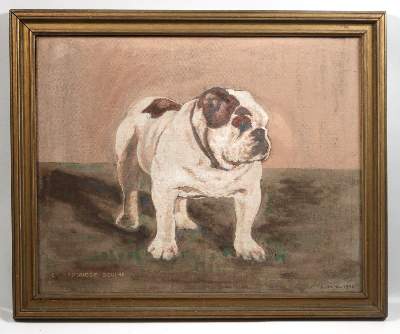 Bild Nr.20: 144-2876 Mops und Bulldogge.: (Varia, Zoologie, Hunde)
