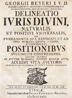 Bild Nr.1: 144-295 Beyer,G.: (Jus der Bibliothek v. Prof. Thomas Würtenberger)