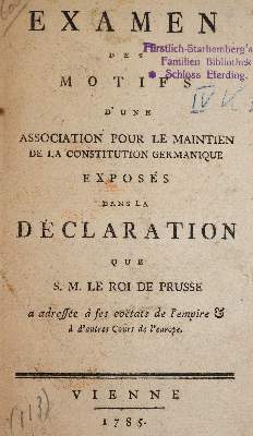 Bild Nr.1: 144-304 Examen des motifs: (Jus der Bibliothek v. Prof. Thomas Würtenberger)