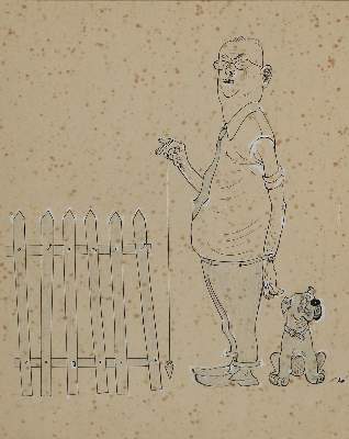 Bild Nr.1: 144-3148 Böckli, Carl: (Ausland, Schweiz, Karikatur)