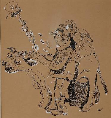 Bild Nr.5: 144-3148 Böckli, Carl: (Ausland, Schweiz, Karikatur)