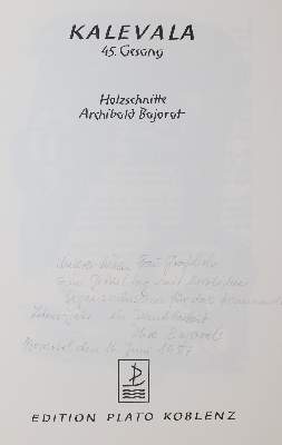 Bild Nr.8: 144-3250 Bajorat, Archibald: (Künstlergraphik)