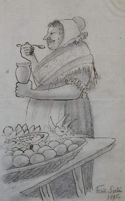Bild Nr.2: 144-3290 Block, August: (Künstlergraphik)