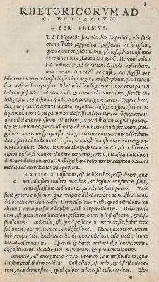 Bild Nr.1: 144-33 (Cicero,M.T.: (Alte Drucke, Handschriften und Theologie)