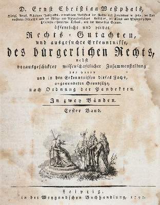 Bild Nr.1: 144-331 Westphal,E.C.: (Jus der Bibliothek v. Prof. Thomas Würtenberger, Juridica und Kriminologie)
