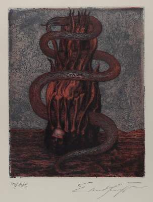 Bild Nr.1: 144-3528 Fuchs, Ernst: (Künstlergraphik)