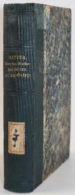 Bild Nr.2: 144-354 Matter,J.: (Jus der Bibliothek v. Prof. Thomas Würtenberger, Politik und Staatswissenschaften)