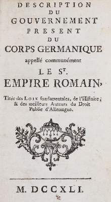 Bild Nr.1: 144-357 (Necker,C.F.).: (Jus der Bibliothek v. Prof. Thomas Würtenberger, Politik und Staatswissenschaften)
