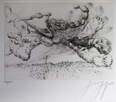 Bild Nr.1: 144-3574 Grass, Günter: (Künstlergraphik)